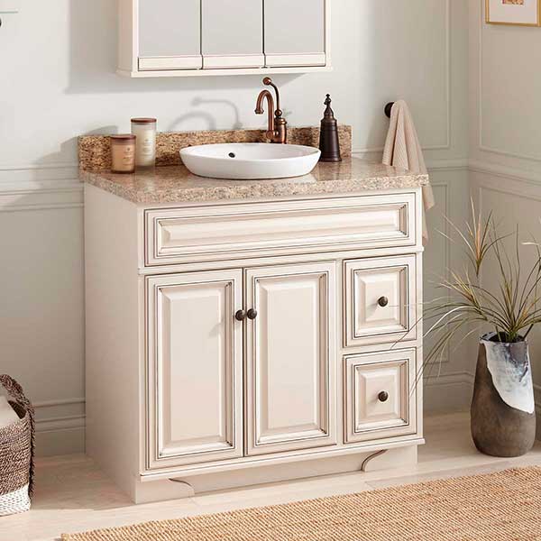 To get a kitchen which stations classic farmhouse or cottage design, beaded board is a wonderful way to instantly enhance charm. Use it like a backsplash, either on the bottom of an island or to cover whole walls. Painted crisp white, buttercream or mint green, beadboard can bring a spirit into the plainest white box of a kitchen.